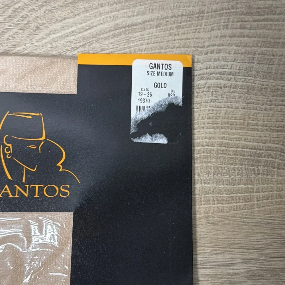 Vintage Gantos Pearl Essence Hosiery Pantyhose Medium Gray Gold Silver Lot 3